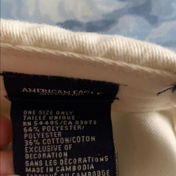 Off white colored destroyed hat - Picture 7 of 7